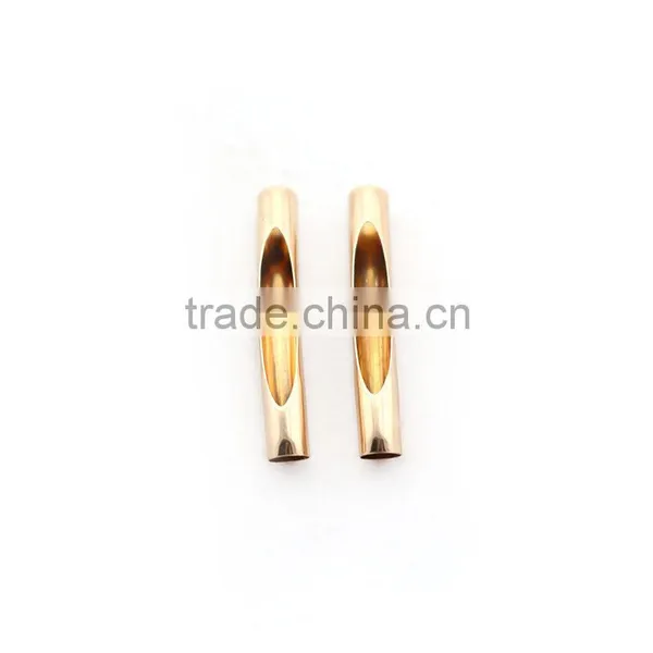 Copper Pipe , Copper Accesories for Apparel Shoe Lacing,40mm Length
