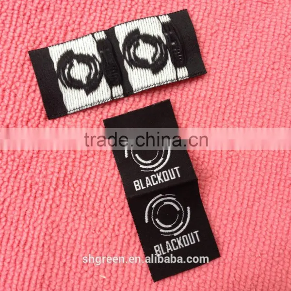 OEM Soft Taffeta Woven Label,sewn on Garment Label photo-3