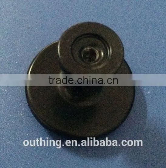 Matt Black Round Type Zinc Alloy Furniture Kitchen Cabinet Knob & Handle photo-2