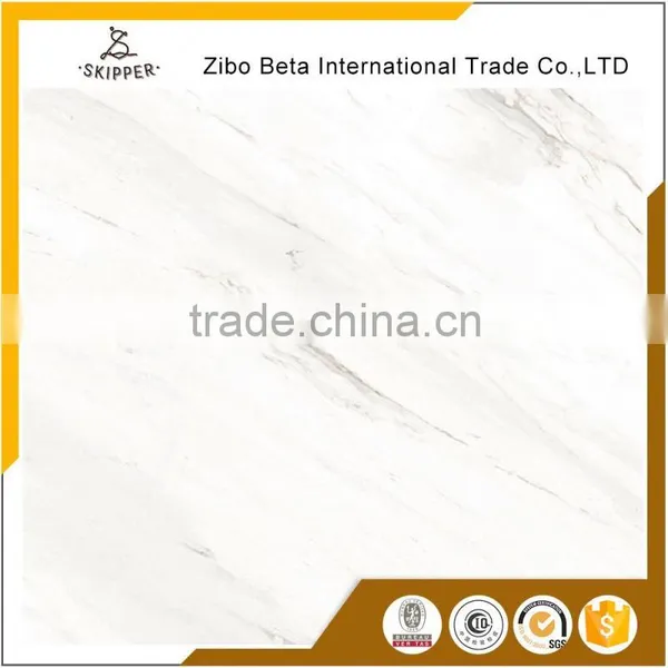 Factory Price Super White Glazed Polished Porcelain Tile photo-4