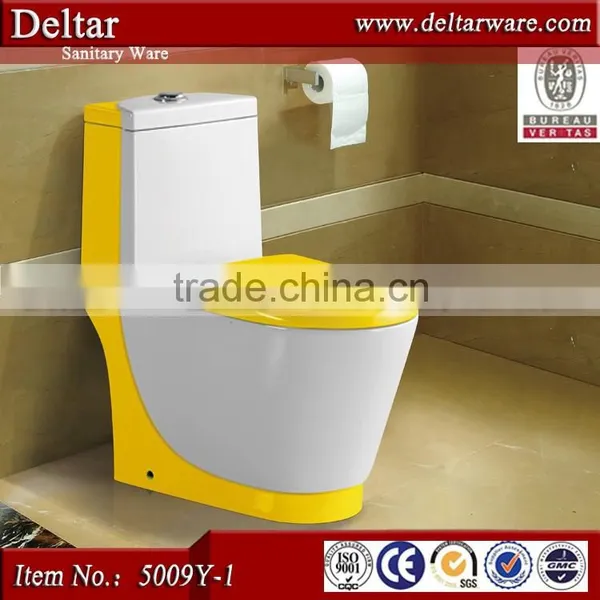 Sanitary Equipment Colored Toilet Bowl ,Hot Sell Yellow Toilet, High Quality Western Toilet Price photo-5