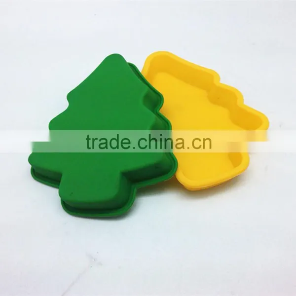 Christmas Tree Shape Baking Tool Silicone Bake Cake Mold photo-2