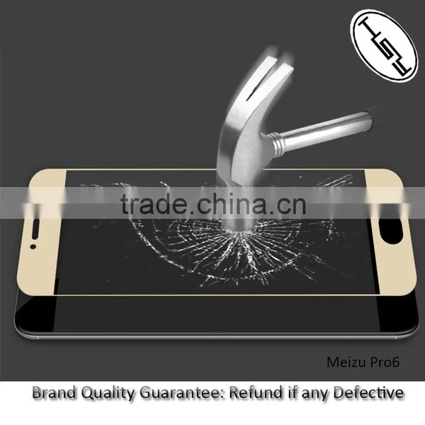 HUYSHE Cell Phone Anti-expolsion Screen 2.5D Full Cover Guard 9H Tempered Glass Protector for Meizu Pro 6 photo-6