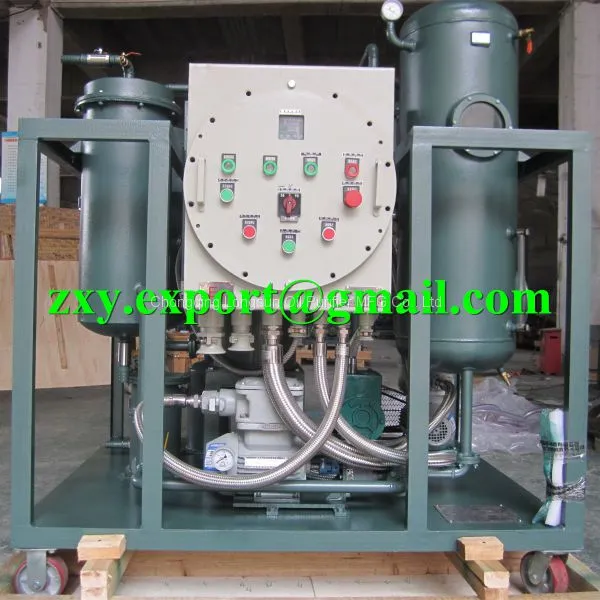 EXDII CT4 Planta de Filtrado de Aceite de Turbina a Prueba de Explosiones