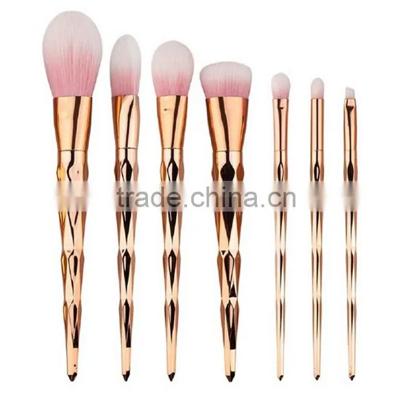 Wholesale High Quality 7pcs Rainbow Handle Cosmetic Makeup Brush Set for Women photo-5