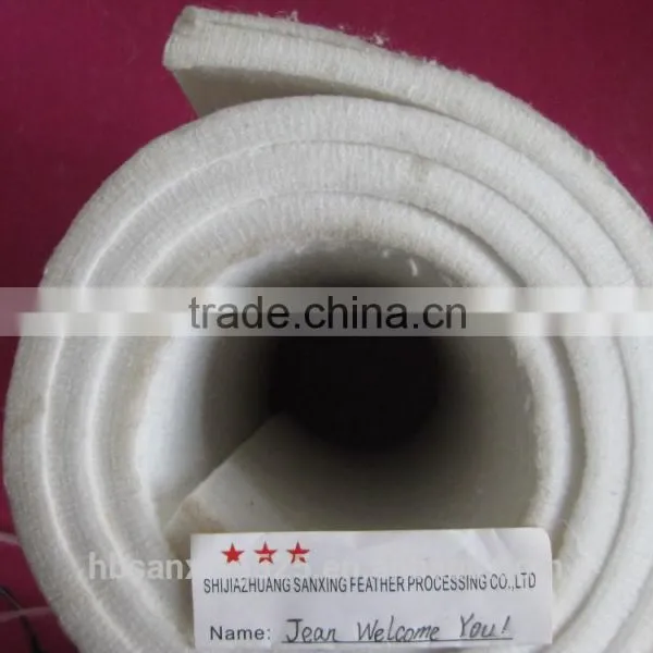 Industrial Wool Felt 1500GSM Thickness 1-15MM White Color photo-2