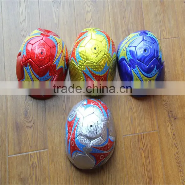 Best Quality Pvc Foam Football Shine Pvc Foam Soccer Sport Laser Foamed Pvc Football