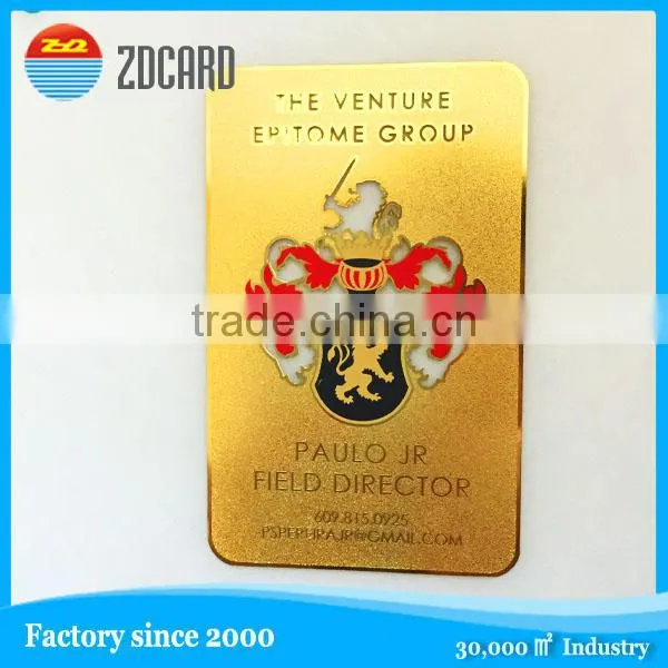 Customized Shape Diecut Metal Card photo-6