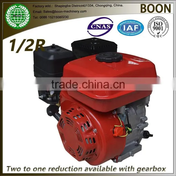 Horizontal Type 4 Stroke Air Cooled Single Cylinder Agriculture Use Gasoline 168F-L Small Engine With Gearbox photo-3