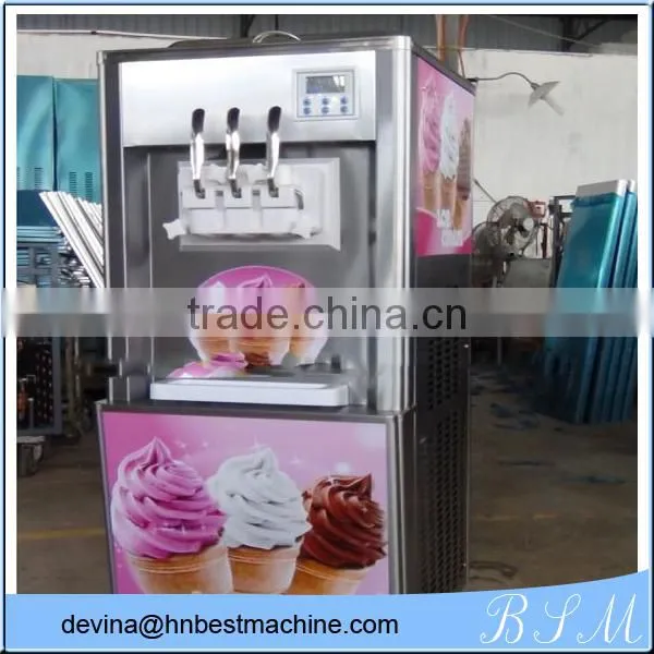 Air Cooling Type Two Flavour + One Mix Flavour Soft Ice Cream Machine photo-6