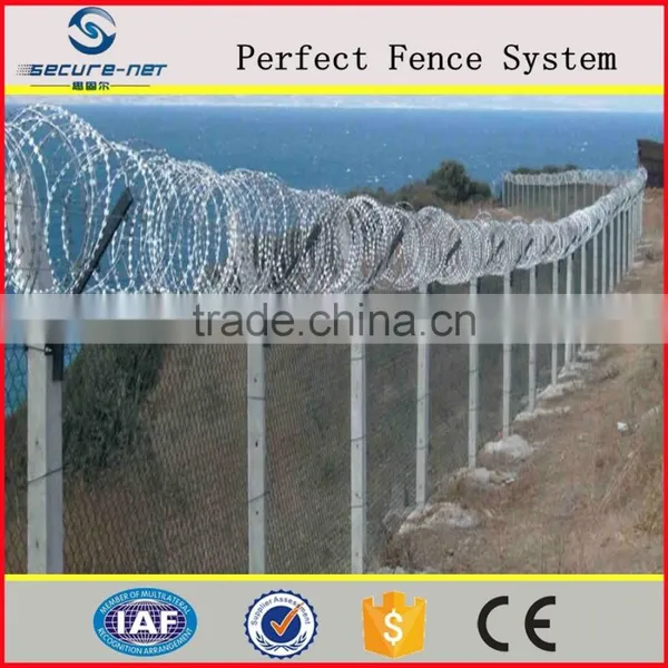 Galvanized Razor Barbed Wire Mesh Fence Panels for Boundary Wall photo-2