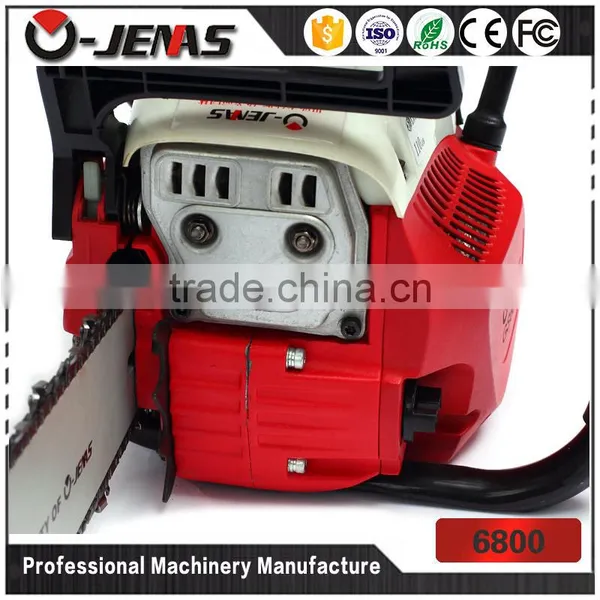 Ojenas Durable 68cc 3.2kw Agriculture Garden Tools Petrol Chain Saw Wood Cutting Machine photo-4