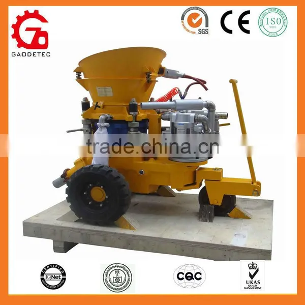 Small Sized Air Motor Drive Dry Mix Shotcrete Sprayer