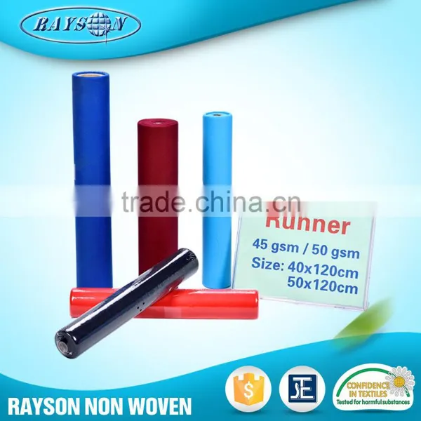 Chinese Factories Disposable Polypropylene Spunbonded Nonwoven Tnt Table Cloths photo-3