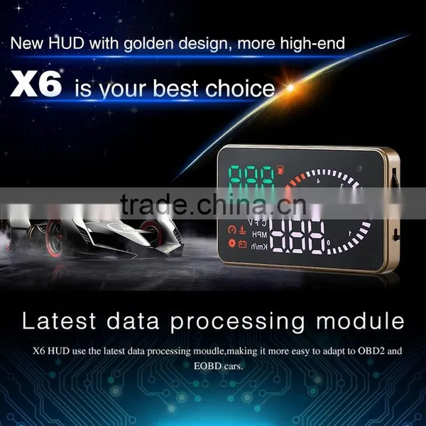 X6 OBD2 Hud Car Head Up Display System photo-4