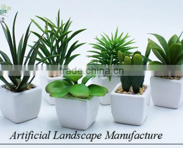 Artificial Green Mini Plants for Office Decoration photo-3