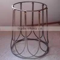 wrought iron round table base