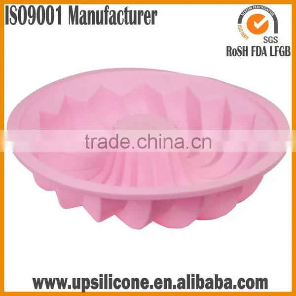 BPA Free Food Grade Silicone Fluted Mold Bunt Pan- Silicone Cake Mould Toast Microwave Oven Bakeware Mold Bundt Cake Pan Bread photo-6