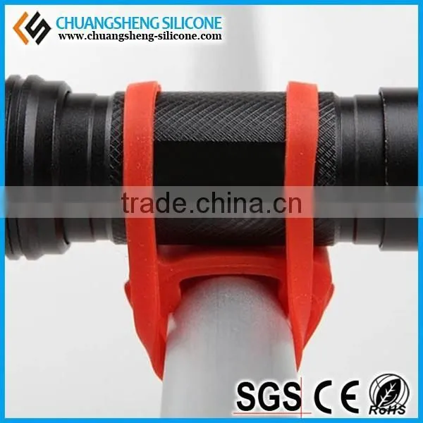 bicycle front light silicone banding straps