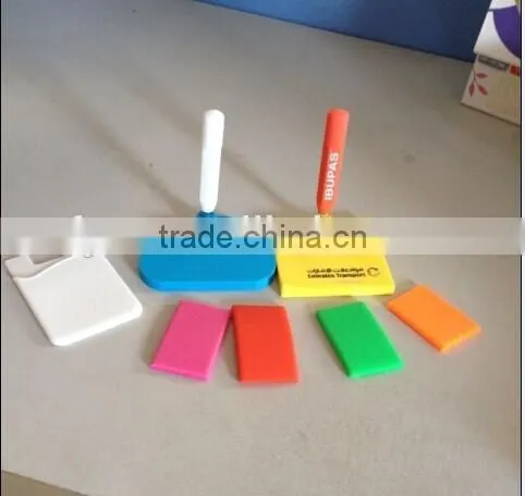 2015 Hot Sale Square Shape Silicone Rewritable Memo Pad photo-2