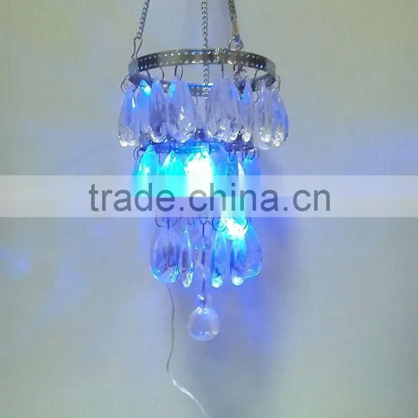 Transparent Acrylic Led Lighting Iron Operated Hanging Lamp Home Decorations photo-3