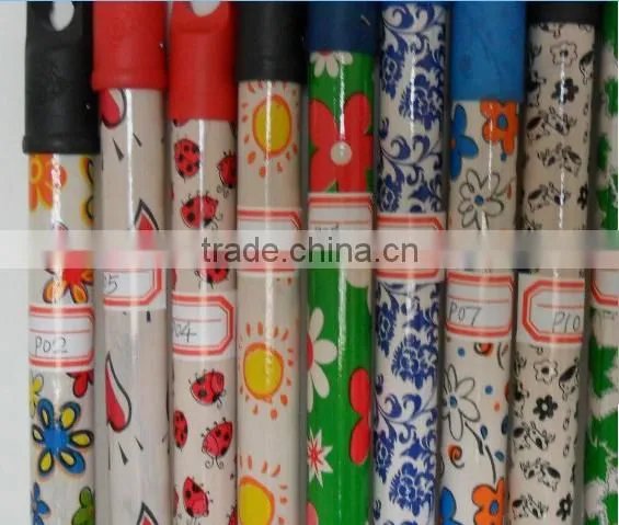 Hot Wholesale PVC Coated Wood Broom Stick Wooden Handles photo-5