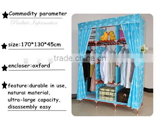 Non Woven Fabric Portable Wardrobe Closet Storage Cabinet Shipping From China photo-6
