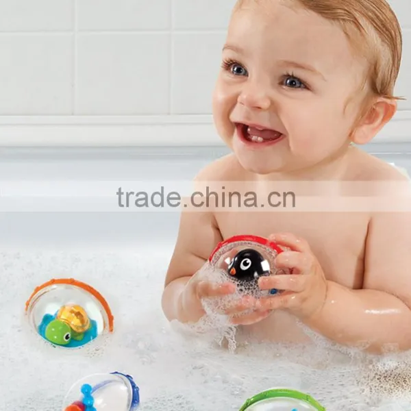 Float and Play Bubbles Bath Toy Ball for Toddlers, 4 Count photo-3