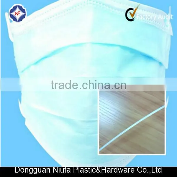Surgical Face Mask Used PE Whole Plastic Nose Wire/Clip photo-3