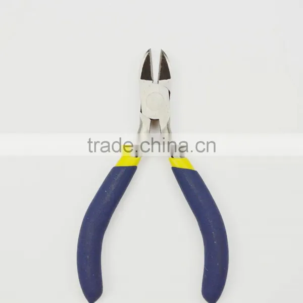 Blue Carbon Steel Diagonal Cutting Pliers Flat Nose Pliers photo-3