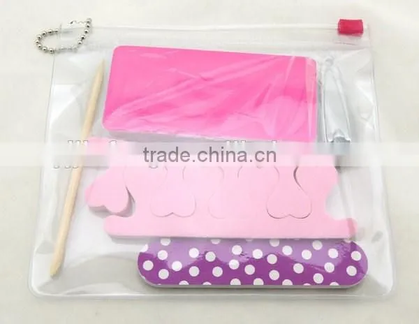 Pedicure Tools / Beauty Item Feet File Set in PVC Bag photo-5