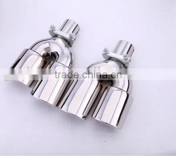 Car Exhaust Muffler Dual Tips