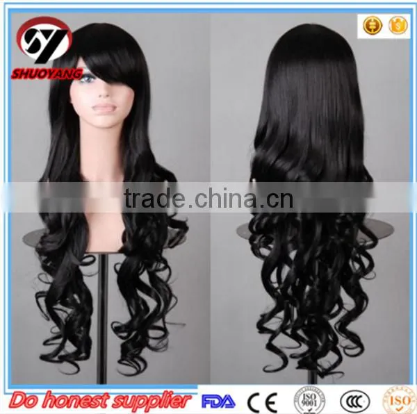 Colorful Fashion Cosplay Wig Bob Style Human Hair Wigs Cheap Party Wigs photo-3