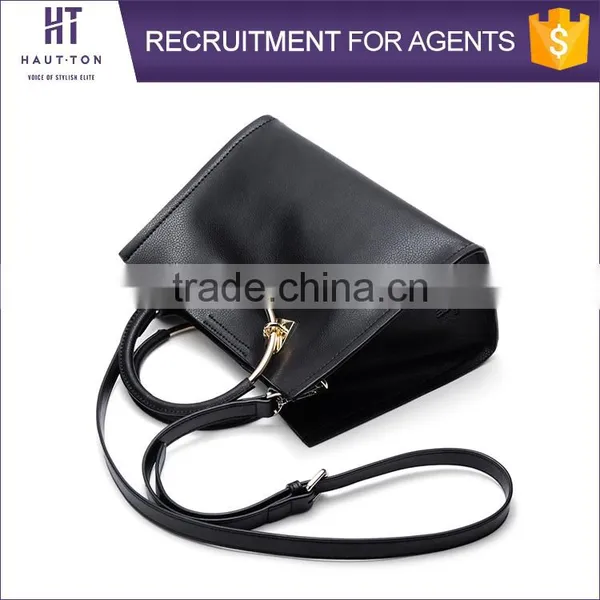 Top Selling Popular Pure Color Women Messenger Handbags High Quality Genuine Split Cow Leather Single Shoulder Bags For Ladies photo-5