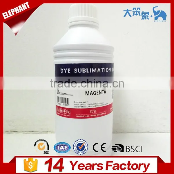 China Manufacture Supply Compatible Ep Son Large Formate Inkjet Printers Dye Sublimation Ink photo-5