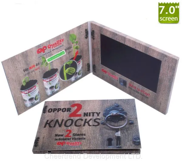 Hot Selling 7 Inch LCD Screen Digital Video Brochure With High Quality photo-3
