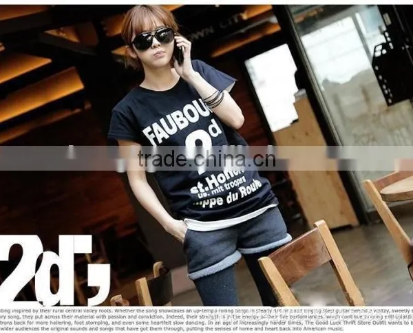 Printing Slim Lady's T-shirt Differden Style for Different People Enjoy Yourself photo-2