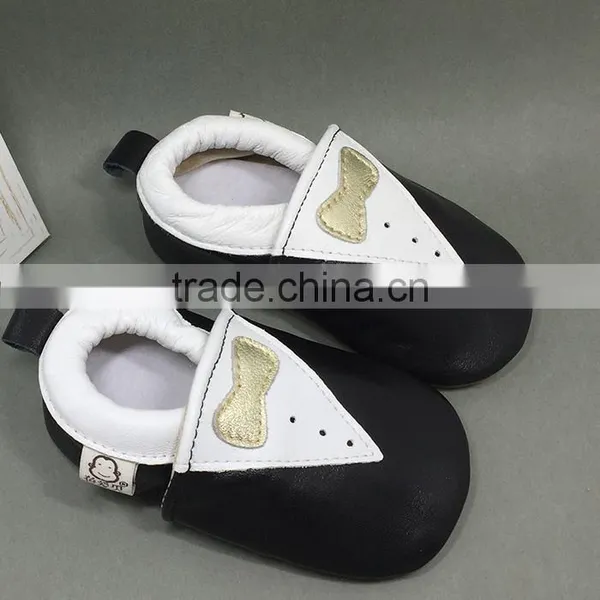 Soft Leather Infant Shoe,rubber Baby Shoes,happy Toddler Boots Leather Baby Shoes 2017 photo-5