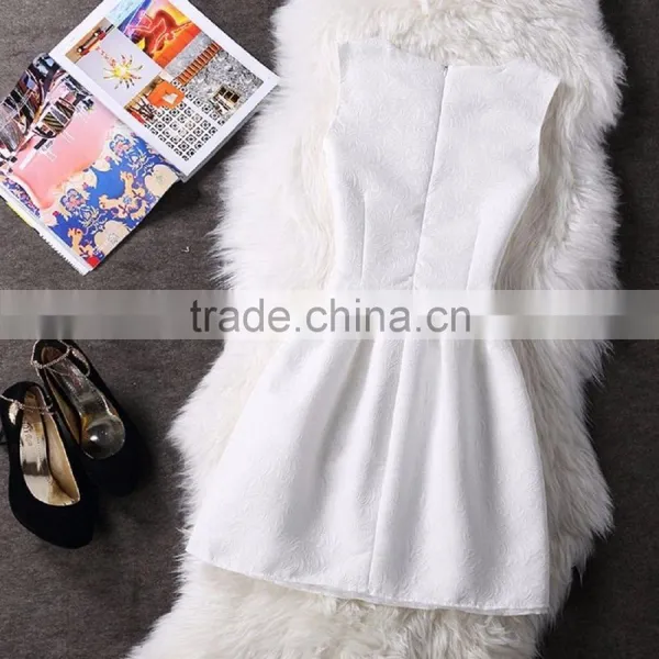 New Style Summer Women Vintage Sleeveless Bodycon Casual Party Evening Dress photo-2