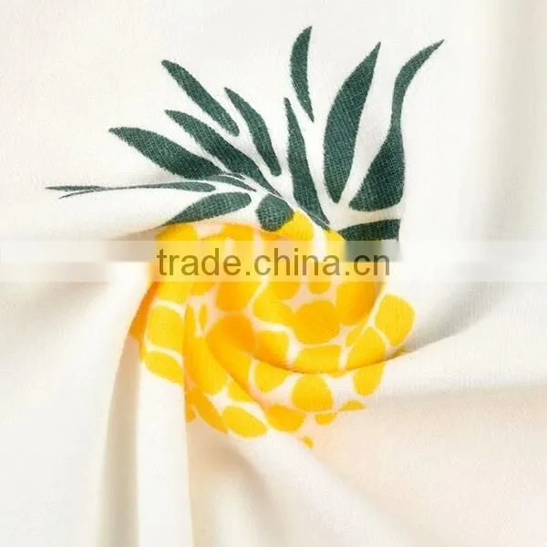 Hot Sale Baby T Shirt Outfits Remake Giggle Moon Boutique Brother Sister Set Pineapple Shorts Organic photo-3