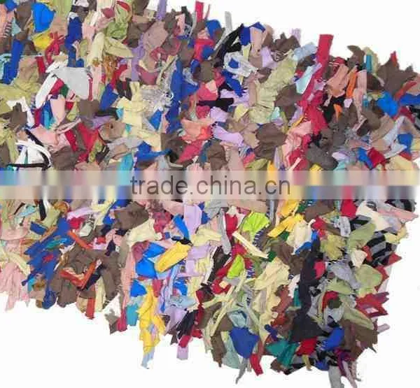 Handmade Recycled Chindi Shaggy Rugs photo-5