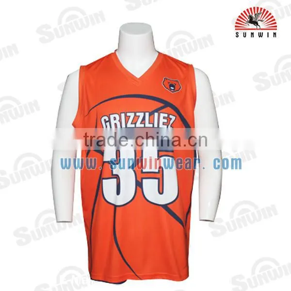 Latest Basketball Jersey Design 2016 With OEM Logo/artwork photo-5