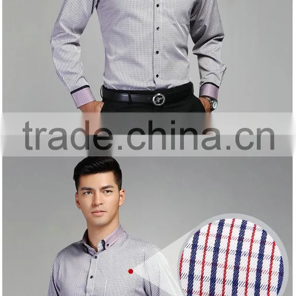 New Fashion Shirt Italian Style Tc/cvc/100%cotton Shirt photo-3