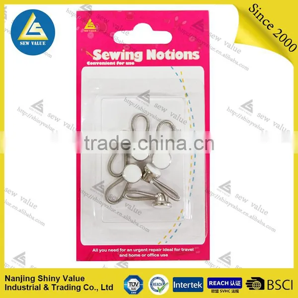 10mm Diameter Professional Metal Shirt Extenders With Spring in Different Colors Crystal Studded photo-4