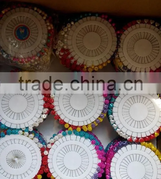 80pcs Blister Card Pearl Head Pins photo-6