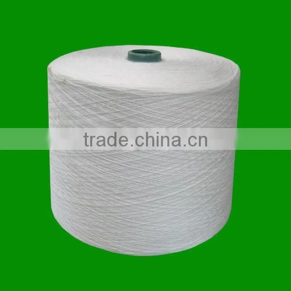 100% Raw White Spun 30s Polyester Sewing Thread