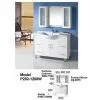 High Glossy White PVC Bathroom Cabinet