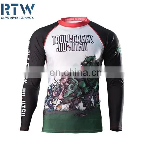 Sublimation Mma Lycra Rash Guard,compression Suits photo-4