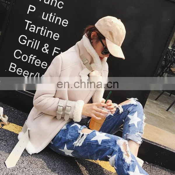 2016 Fashion Furable Coat Genuine Sheep Fur Double Face Fur Jackets photo-4