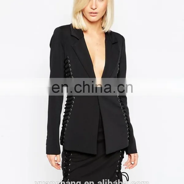 Latest Fashion Blazer Women 2015 Ladies Formal Blazer Designs photo-2